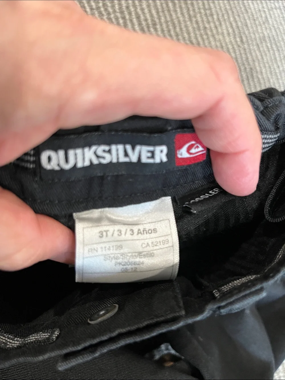 3 Pack Quiksilver Boys' pants in Black and navy